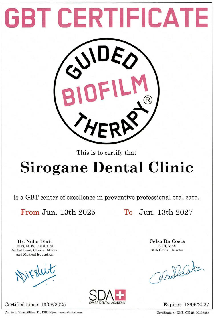 GBT CERTIFICATE